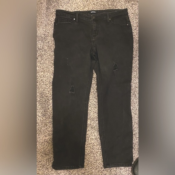 BUFFALO David Bitton Jess Rip and Repair Jeans da donna, Nero, 4/27